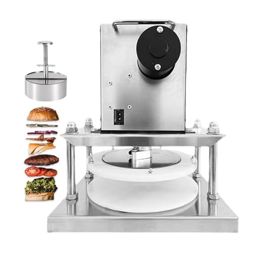QUSYZD Kommerzielle Pizzateigpresse, 8,6 Zoll/9,8 Zoll Dicke einstellbar, elektrische Kuchenpresse, Gebäckpresse für Pfannkuchen, gerollte Pfannkuchen, Frühlingsrollen, 2000-W-Motor, 25 c,25cm QUSYZD Kommerzielle Pizzateigpresse, 8,6 Zoll/9,8 Zoll Dicke einstellbar, elektrische Kuchenpresse, Gebäckpresse für Pfannkuchen, gerollte Pfannkuchen, Frühlingsrollen, 2000-W-Motor, 25 c,25cm
