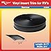 RV Designer I332 Vinyl Insert Trim for RV's - Flexible Molding, Exterior Use, and Roof Edge Molding - Ideal for RV's - Narrow, Black, 3/4 Inch Wide x 25 ft
