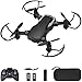 Powerextra Mini Drone avec Caméra 3 x Batteries pour Débutants - Mini Drone Pliable avec Télécommande Caméra HD WiFi FPV 2.4 GHz 3D Flips e Twist avec Sac de Rangement