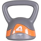 Pesa Kettlebell Entrenamiento De Fuerza para Hombres Pesa Rusa, Práctica De Yoga En Casa Educación Física Pelota Rusa, Sentadillas/estocadas/elevación(Orange-4kg)