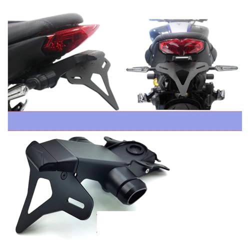 Support de plaque d'immatriculation moto Yamaha compact et robuste éliminateur de garde-boue - 6
