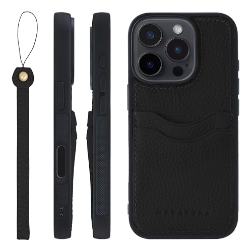 HANATORA for iPhone 16Pro �P�[�X �{�v �ϏՌ� �o���p�[�^ �X�}�z�P�[�X �X�}�z �X�g���b�v �t�� �V�������N���U�[ �M�t�g �u���b�N CPGGZ-16Pro-Black