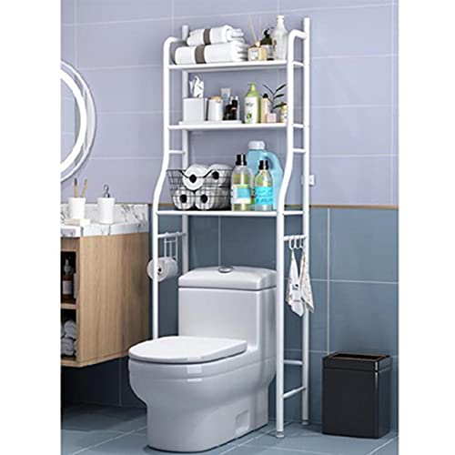Niunion Estante de Almacenamiento para Lavadora, Estante de baño de 3 Capas Estante de Almacenamiento de baño Que Ahorra Espacio Estante de Almacenamiento de Inodoro sobre el Inodoro Cover