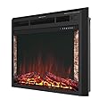 KUPPET 36 Inches Electric Fireplace Insert, Freestanding & Recessed Electric Stove Heater with Remote Control, Over-Heating Protection