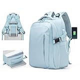 SZLX Mochila De Vacío Equipaje De Mano Mujeres, Mochila Airbag con Sistema De Vacío para Viajes, Ryanair Mochila De Viaje Tamaño Cabina con Bomba Impermeable Maleta De Vacío para Hombres