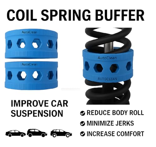 Image of Autoclean Front Coil Spring Rubber Buffer Kit for Triber | Size B+ | Increases Car Height, Shock Absorber & Suspension Stabilizer Cushioner