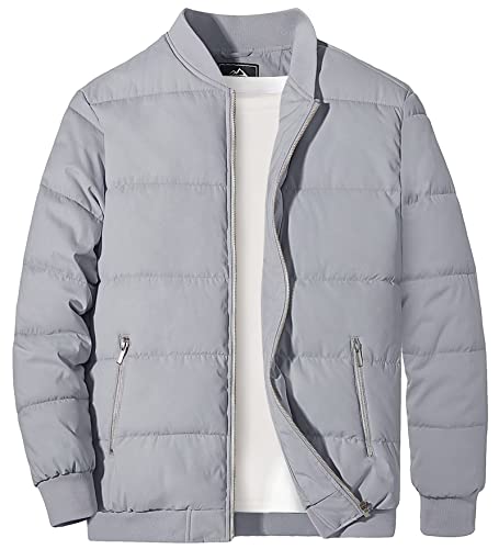 Mens Puffer Down Jacket Varsity Jacket Hiking Jacket Mens Full Zip Hunting Jacket Casual Jacket Puffer Jacket Men Travel Jacket Bomber Jacket #TOP10