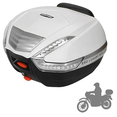 Coffre de Moto 38L Idéal pour Garder votre Casque au Sec en Ville