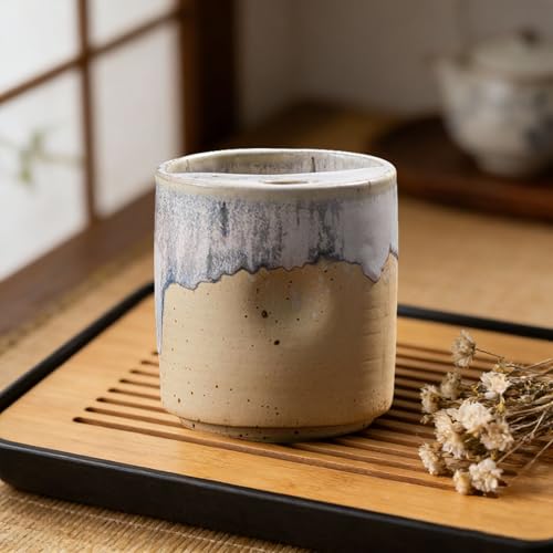 Taza de cerámica vintage 18oz sin asa para café miniatura 7
