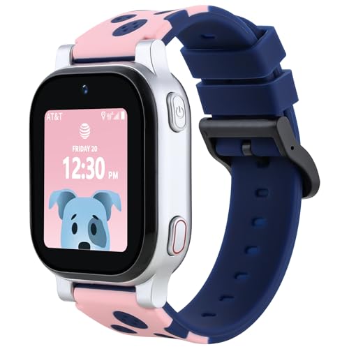 BESINPO Designed for AT&T amiGo Jr Watch Band,Sport Soft Silicone Wristband Waterproof Breathable Replacement Strap for amiGo Jr Watch for Boys Girls-Blue