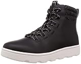 Suela: sintética Clarks Step Explor Hi, Botas para Nieve Hombre, Negro y Negro, 41 EU