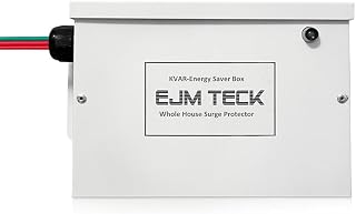 KVAR Energy Saver, 300 Amp Home Energy Saver Box & Surge Protector for Whole House, UL Components Included