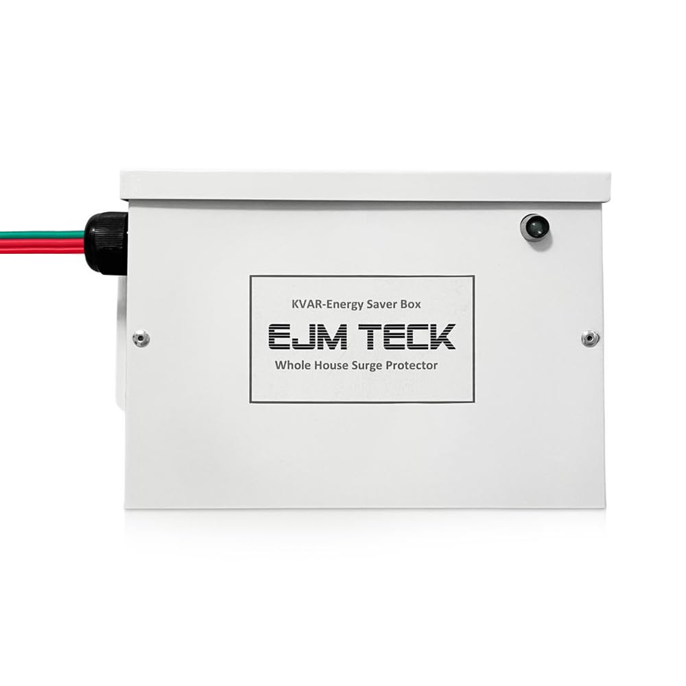 KVAR Energy Saver, 300 Amp Home Energy Saver Box & Surge Protector for Whole House, UL Components Included