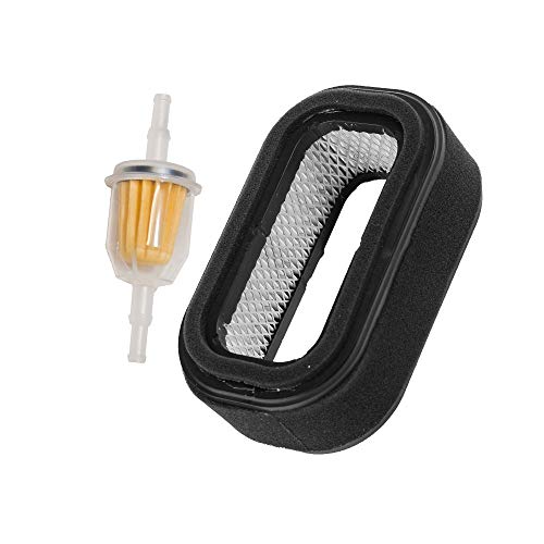 2Pcs Air Filter Combo With Fuel Filter Compatible With John Deere 425 455 1800 2353 2500 A B E 2653 Compatible With John Deere M117254 Miu11376 Compatible With Kawasaki 11013-2204 11013-2139 #TOP19