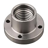 Drehmaschine für Holzdrehmaschine mit 18TPI Gewinde, Stahlfutterflansch für feste Befestigung und reibungslosen Holzbearbeitungsbetrieb (5,1 cm)