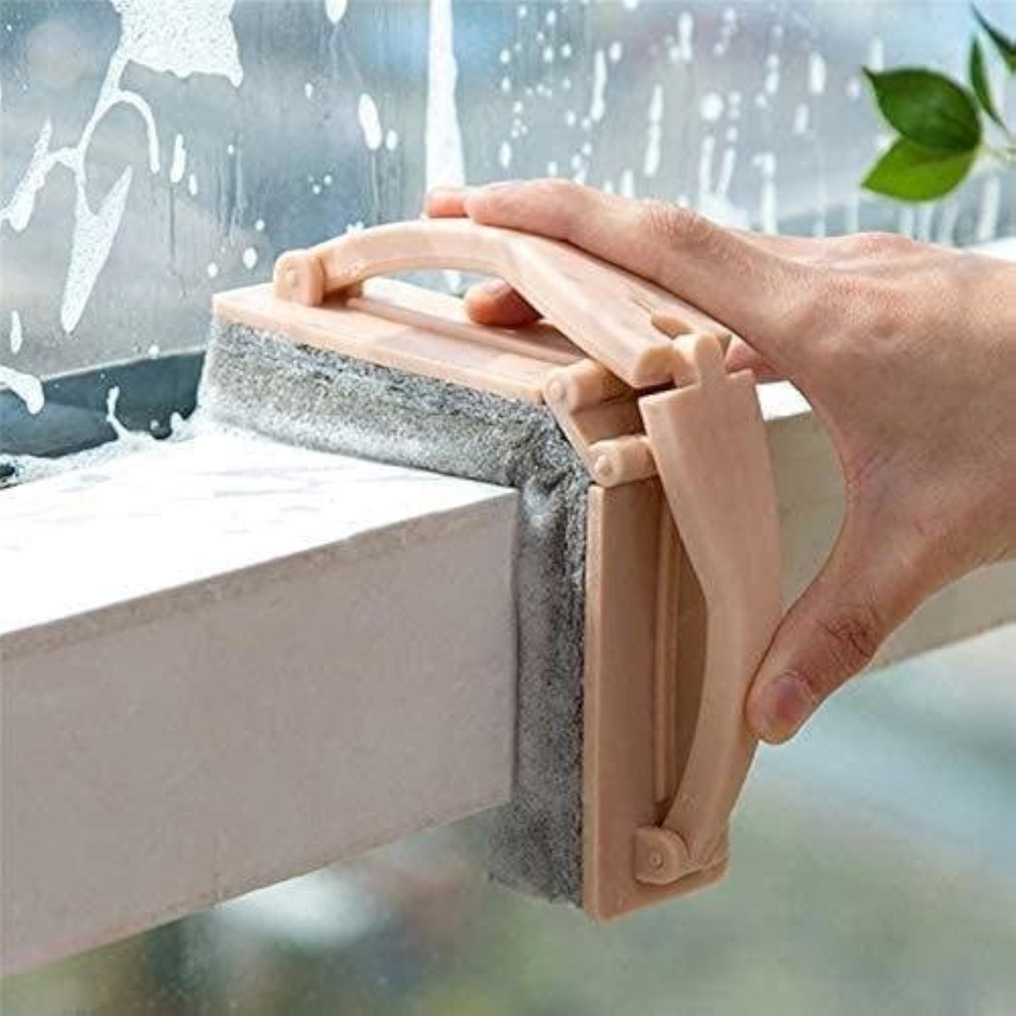 Folding Multi-Purpose Cleaning Brush, Multicolor