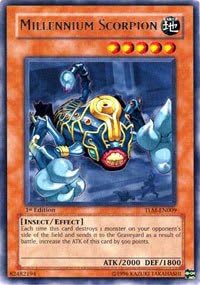 Yu-Gi-Oh! - Millennium Scorpion (TLM-EN009) - The Lost Millennium - 1st Edition - Rare