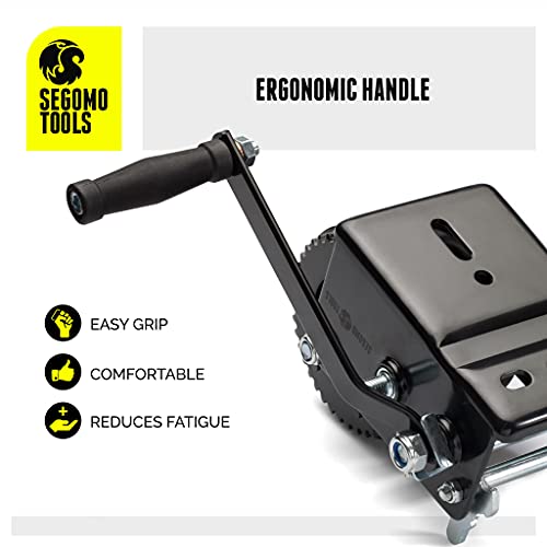 Segomo Tools Heavy Duty 3500 Pound Manual Two Way Ratchet 32.2 Ft Long