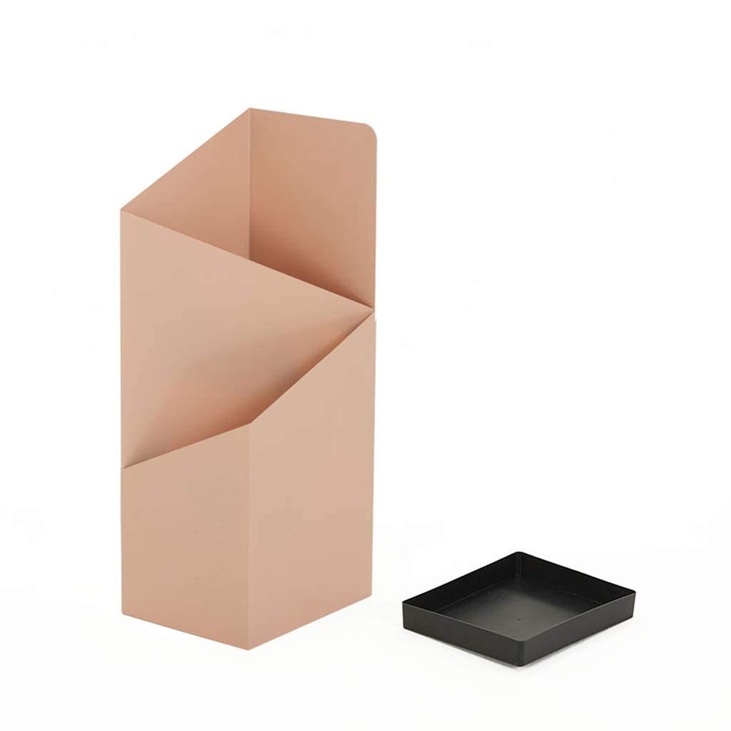 WXPGFEQ Umbrella Stand European Geometric Design, Large Capacity Double Layer Storage, Modern Creative for Hotel Lobby Household, Durable Iron Bucket