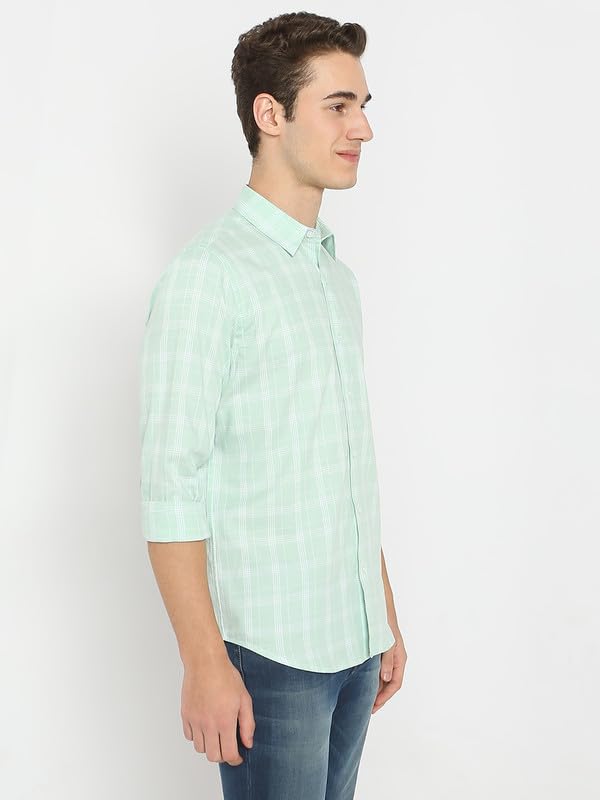 Image of Mens Striped Slim Fit Cotton Casual Shirt | Full Sleeves Mens Shirts | Stylish Shirt for Men