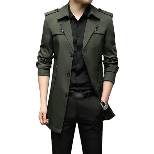 Manteau Homme Coréen Épais Solution Contre le Froid de la Mi-Saison L