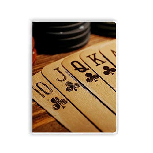 Couverture souple journal poker art déco pour organiser vos notes créatives