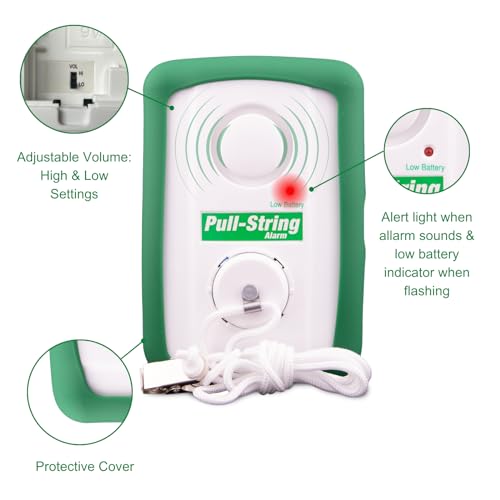 Basic Pull String Alarm for Fall Prevention and Anti-Wandering by Smart Caregiver - BPS-01