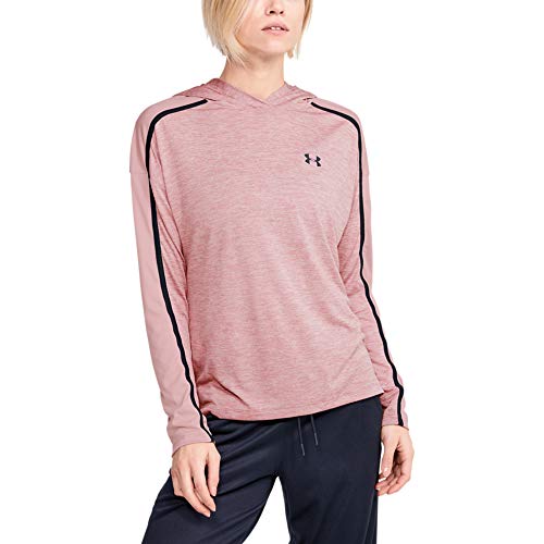 Under Armour Women's Tech Twist Graphic Hoodie , Hushed Pink (662)/White , X-Large