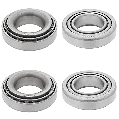 [4-Pack] Cone: L44649 Cup: L44610 Tapered Roller Bearing 1.0625