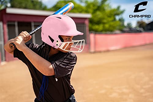 Image of CHAMPRO Youth Hx Rise Pro Fastpitch Softball Batting Helmet