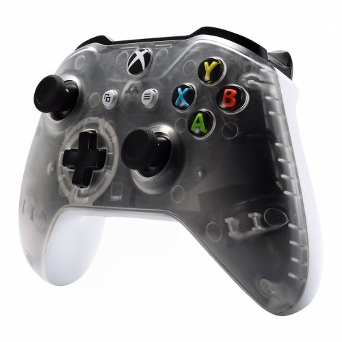 UN-MODDED Custom Controller compatible with Xbox One S/X Unique Design - Multiple Colors Available (Crystal Clear)