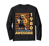 Photo Gallery 45th birthday bear legends november 1980 45 years old mens maglia a manica Photo Gallery 45th birthday bear legends november 1980 45 years old mens maglia a manica