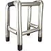 Produktbild German Trendseller® 6X Aufblasbare Gehhilfe - Rollator - Deluxe  Gehgestell  Silber  Oma und Opa  Fasching - Karneval - Party  Lustige Laufhilfe  6 Stück
