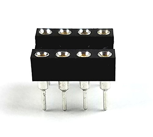 Juried Engineering LM567CN/NOPB LM567CN LM567 IC Tone Decoder & 8-Pin DIP Sockets with Machined Contact Pins Breadboard-Friendly (Pack of 5)