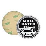 Mall Rated Badges for Jeep (Set of 2) - USA Made (Fits Gladiator JT)