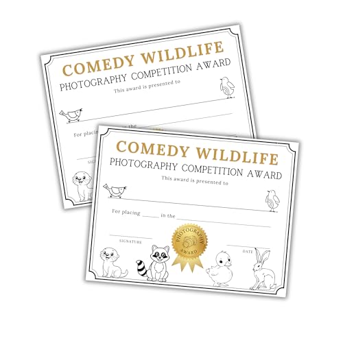 Comedy Wildlife Photography Award Medal and Ribbon Set