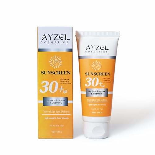 Image of Sunscreen SPF 30 ? Broad Spectrum UVA /UVB Protection | Lightweight, Non-Greasy & Water-Resistant | Daily Sun Protection for All Skin Types 50gm