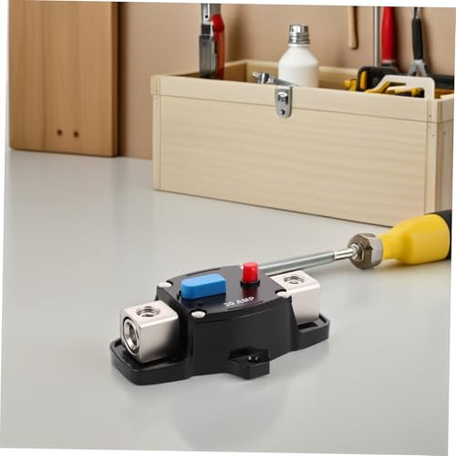 Interruptor con reinicio manual de 12V-24V para audio de coche, barcos y RV 6