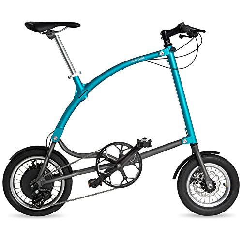Ossby Courbe Vélo Pliant électrique Unisexe, Adulte, Turquoise, Tamaño único Cover