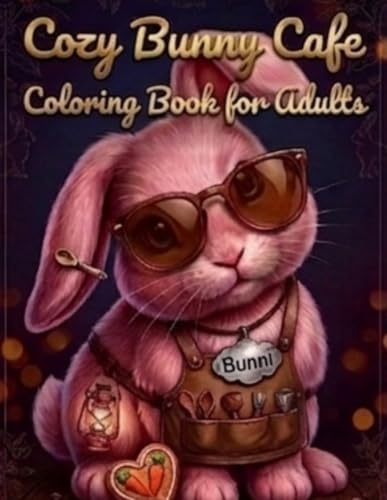 Cozy Bunny Cafe: Coloring Book for Adults (Cozy Animal Cafe Series)