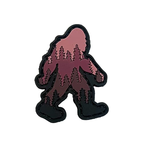 Saspatch Sasquatch Trees PVC Morale Patch Tactical Gear Accessory