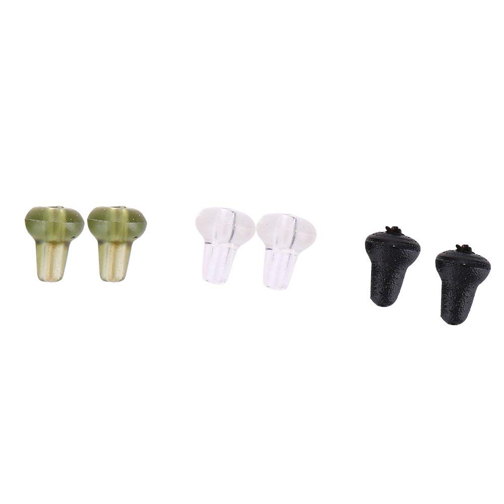VGEBY Boilie Stopper Schraube, 100Pcs Anglen Haken Stopper Kunststoff Perlen Haken Stöpsel Andere Angelgeräte Und Zubehör