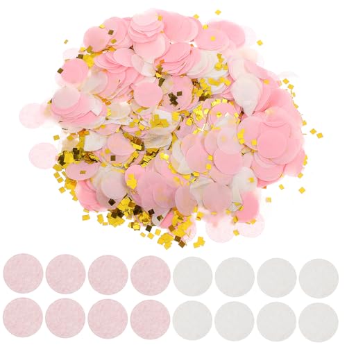 DOITOOL 1 Confezione coriandoli nuziali punti decorazioni di coriandoli scarti colorato iridescente Decorazione da tavolo di compleanno sparsi carta