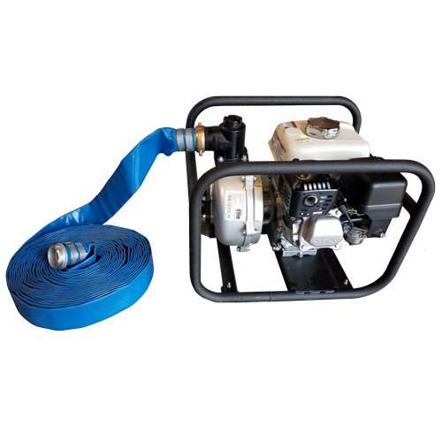 Blue 2" X 100' Pool Pump Water Pvc Hose - Backwash Filter Discharge Drain Hose - Blue Lay Flat Trash Pump Rubber Hose #TOP6