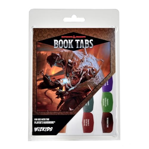 Wizkids D&D Book Tabs: Player'S Handbook Book Tabs, Rpg Accessory, Dungeons & Dragons