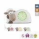 Zazu Sam The Lamb Uhr – Schlafcoach Uhr und Nachtlicht für Kinder | Bringt Ihrem Kind mit visuellen Indikatoren bei, wann es aufwachen soll | Einstellbare Helligkeit | Automatische Abschaltung (Braun)