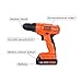 BLACK+DECKER 20V MAX Drill & Home Tool Kit, 34 Piece (BDCD120VA), Orange