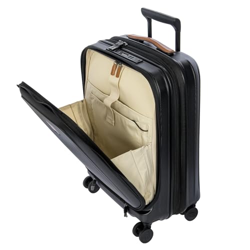 Bric's Taormina Ultra-Light Carry-On Spinner – Airline Approved Expandable Hard Shell Suitcase with TSA Lock, Anti-Tamper Zippers & Built-In USB Port - 21 Inch with Pocket, Black by Bric's - Used condition - Image 4