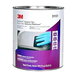 3M Platinum Select Filler 31131, Lightweight, Stain Free, Tack Free, Creamy Formula, 1 gallon (102 fl oz)