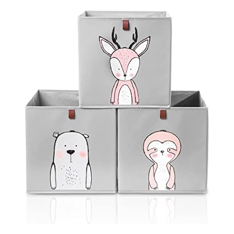 2friends 3 Kinder Aufbewahrungsboxen mit Schlaufe zum Herausziehen Cover